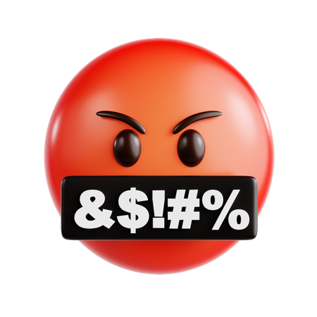 Emoji enojado  3D Icon