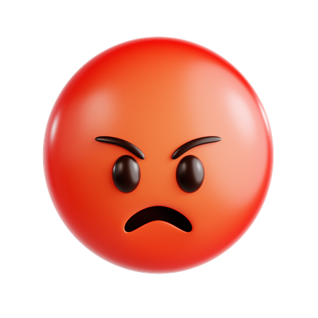 Emoji enojado  3D Icon
