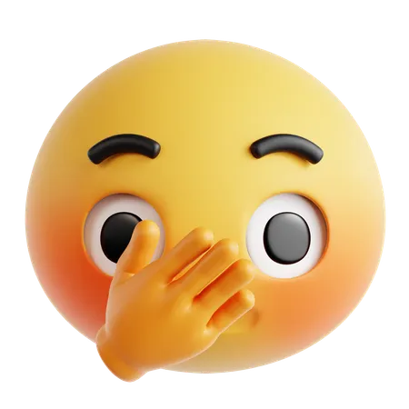 Emoji envergonhado  3D Icon