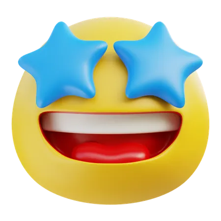 Emoji estrelado  3D Icon