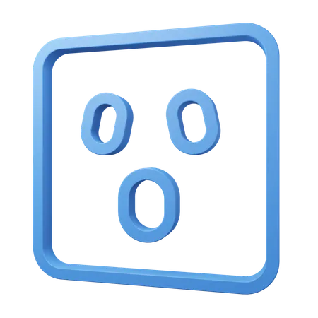 Emoji étrange  3D Icon