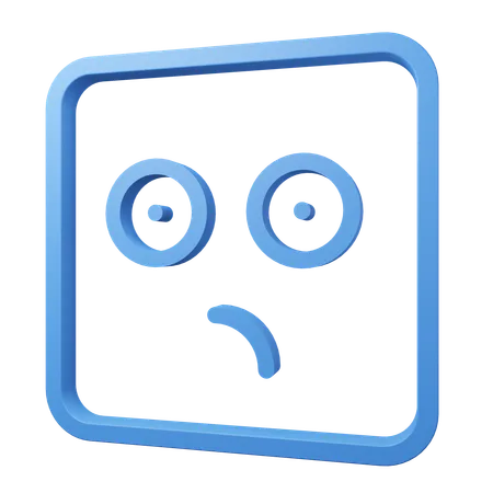 Emoji extraño  3D Icon