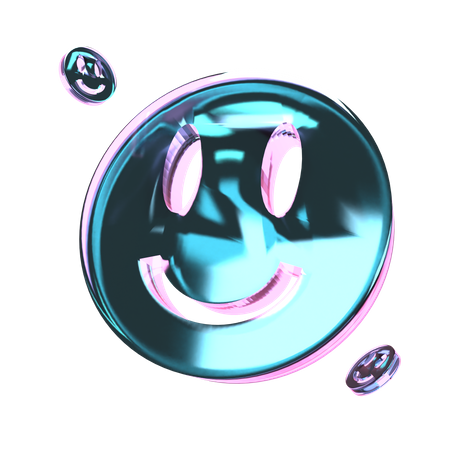 Forma abstracta emoji  3D Icon