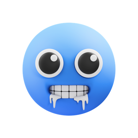 Emoji froid  3D Icon