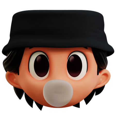 Emoji de menino legal  3D Icon