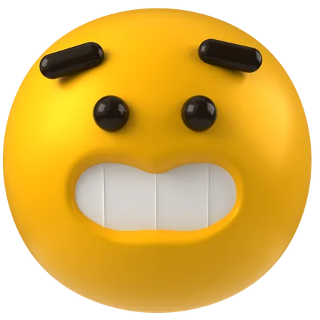 Emoji grimaçant  3D Icon