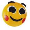 emoji happy 3d