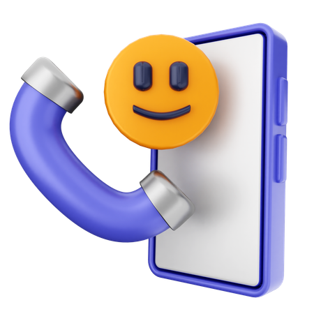 Service d'assistance emoji  3D Icon