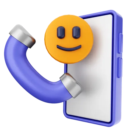 Service d'assistance emoji  3D Icon