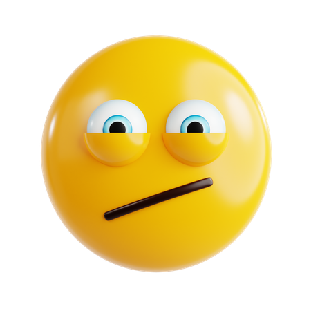 Emoji inexpressivo  3D Icon