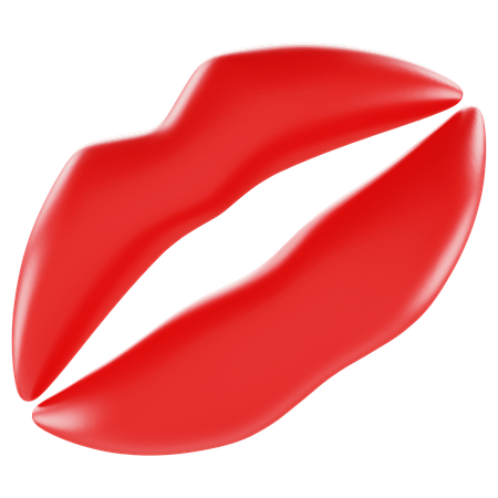 Emoji Kiss Mark  3D Icon