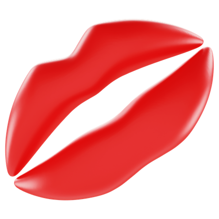 Emoji Kiss Mark  3D Icon