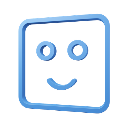 Emoji-Lächeln  3D Icon