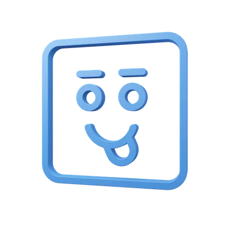 Língua emoji  3D Icon