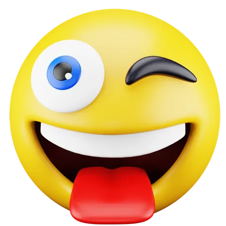 Emoji de língua  3D Icon