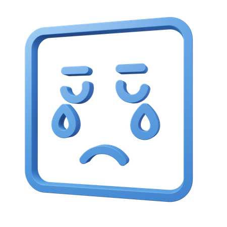 Emoji llorando  3D Icon