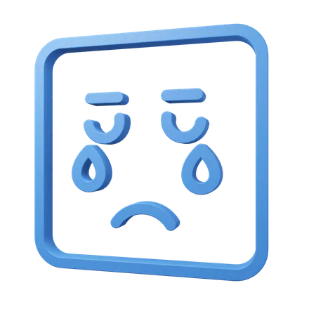 Emoji llorando  3D Icon