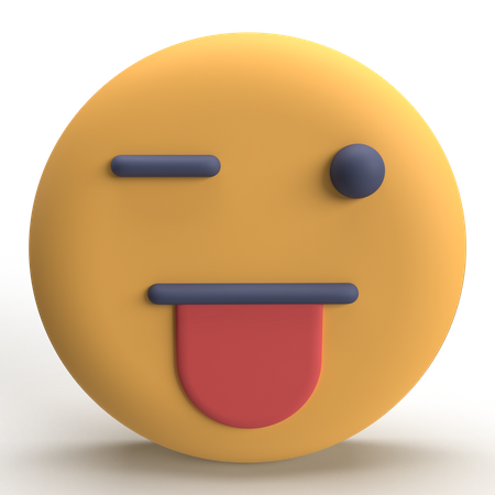 Emoji maluco  3D Icon