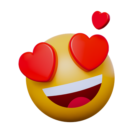 Emoji Love  3D Icon