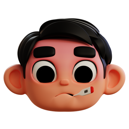 Emoji malade  3D Icon