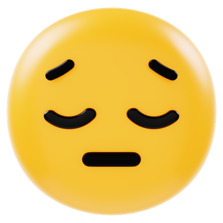 Emoji malheureux  3D Icon