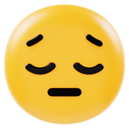 Emoji malheureux  3D Icon