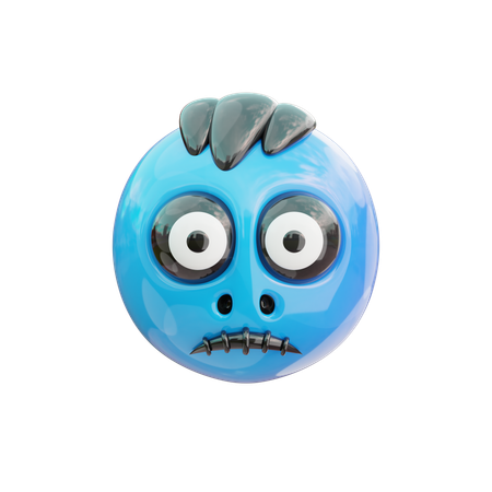 Emoji monstre silencieux  3D Icon