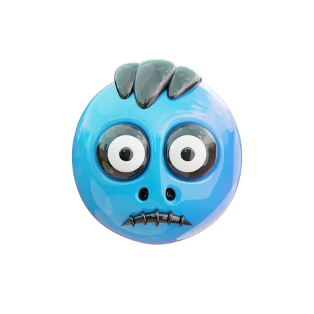 Emoji monstre silencieux  3D Icon