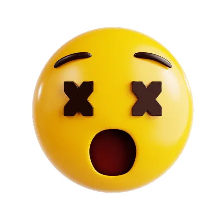 Emoji morto  3D Icon