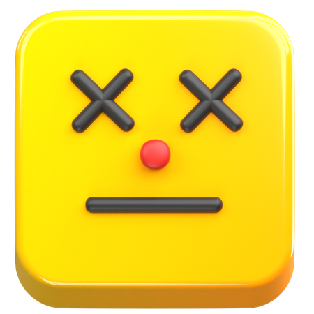 Emoji morto  3D Icon