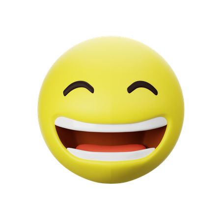 Emoji muito feliz  3D Icon