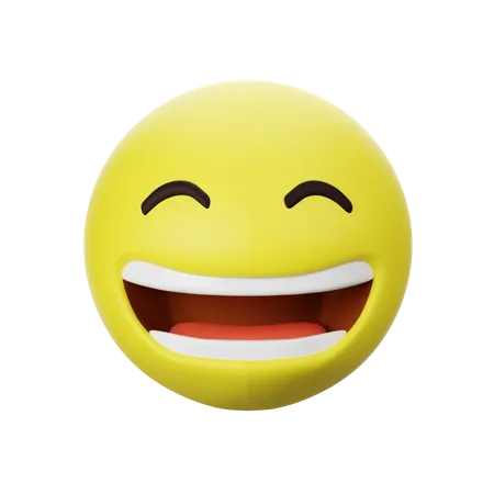 Emoji muito feliz  3D Icon