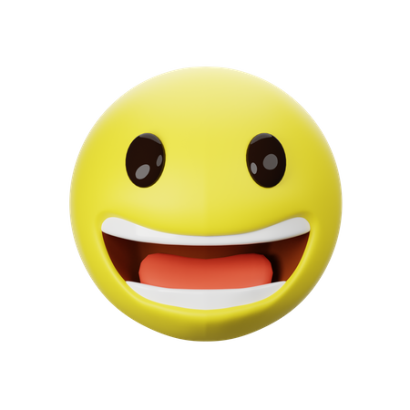 Emoji muito feliz  3D Icon