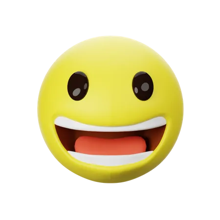 Emoji muito feliz  3D Icon