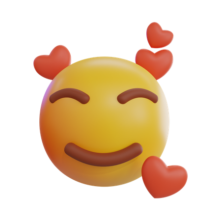 Emoji muito feliz  3D Icon