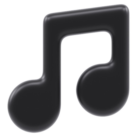 Note musicale  3D Icon