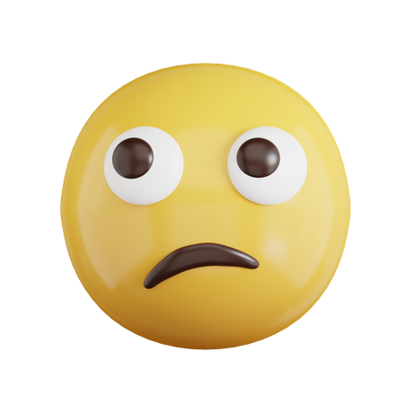 Emoji aux yeux qui roulent  3D Icon