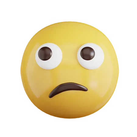 Emoji aux yeux qui roulent  3D Icon