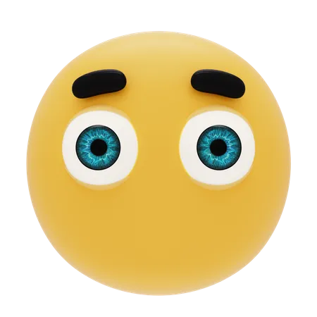 Emoji ohne Mund  3D Icon