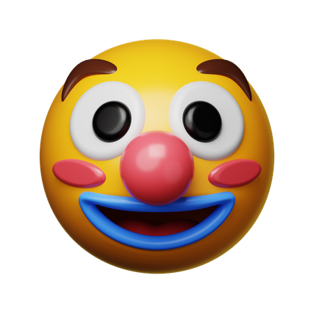 Emoji de palhaço engraçado  3D Icon