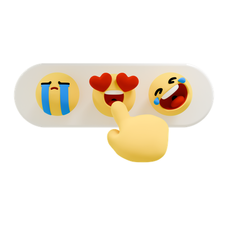 Emoji Reaction  3D Icon