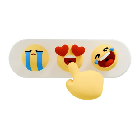 Emoji Reaction  3D Icon