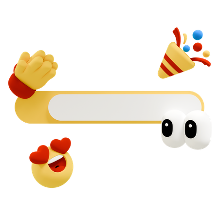 Emoji Reactions  3D Icon