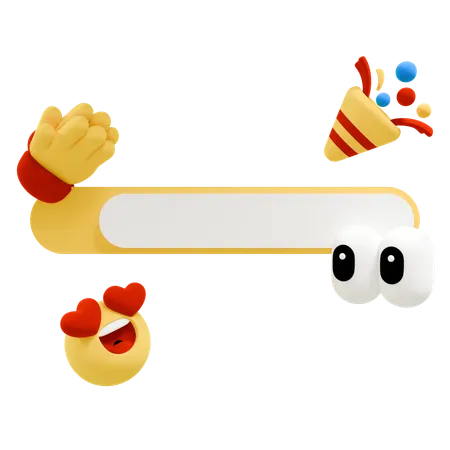 Emoji Reactions  3D Icon