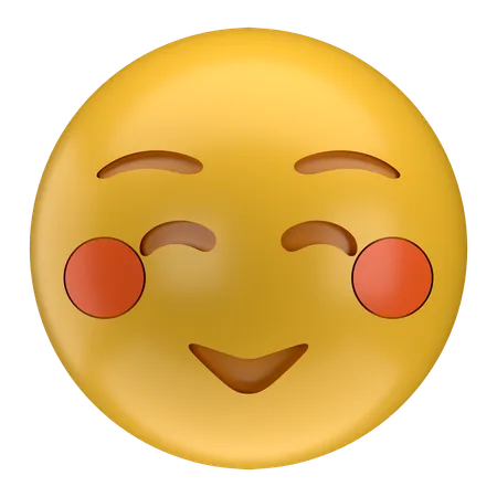 Emoji relajado  3D Icon