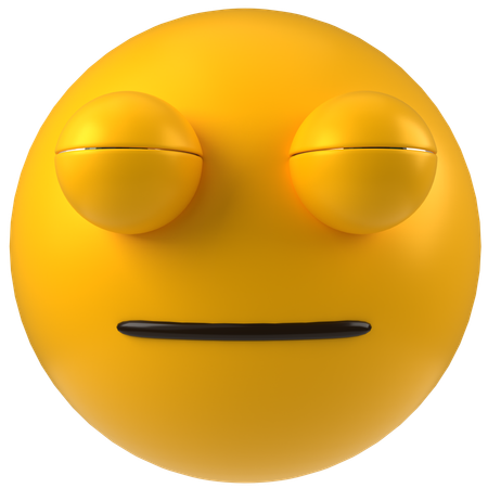 Relajarse emoji  3D Icon