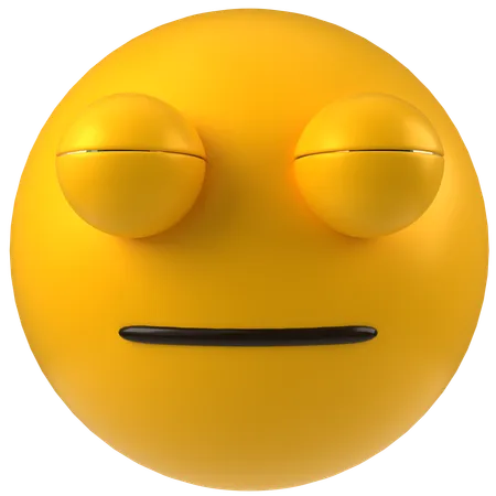 Relajarse emoji  3D Icon