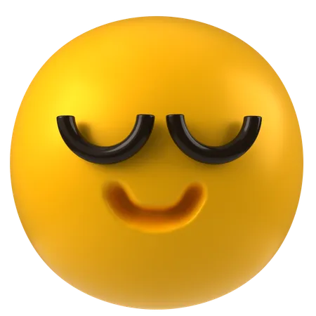 Relajarse emoji  3D Icon