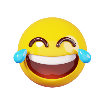 Emoji riant  3D Icon