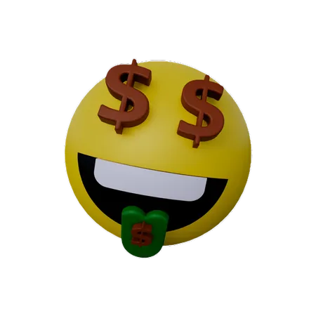 Emojis ricos  3D Icon